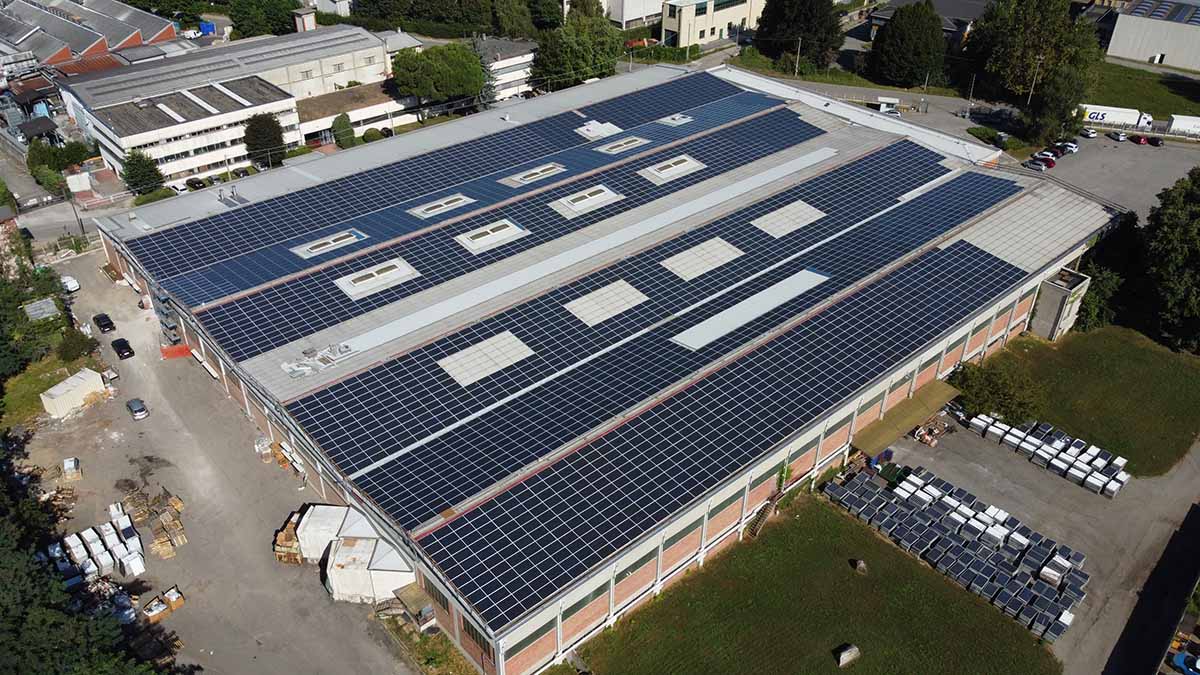 Progetto fotovoltaico per Brunello spa