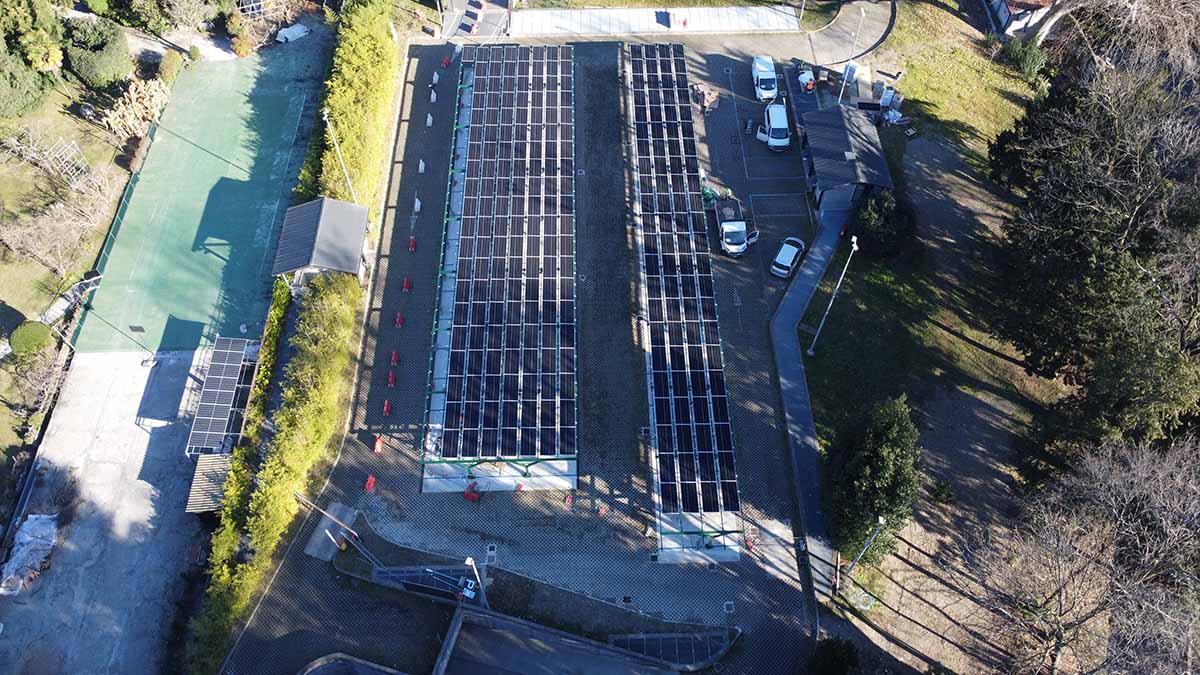 Progetto fotovoltaico per Villa Erba>